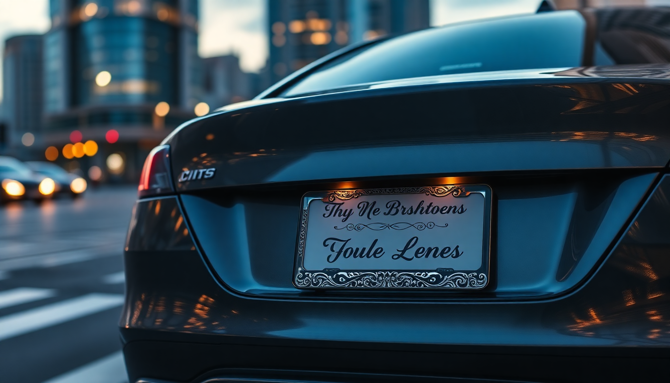 Elevate Your Ride: The Benefits of Customizable License Plate Frames