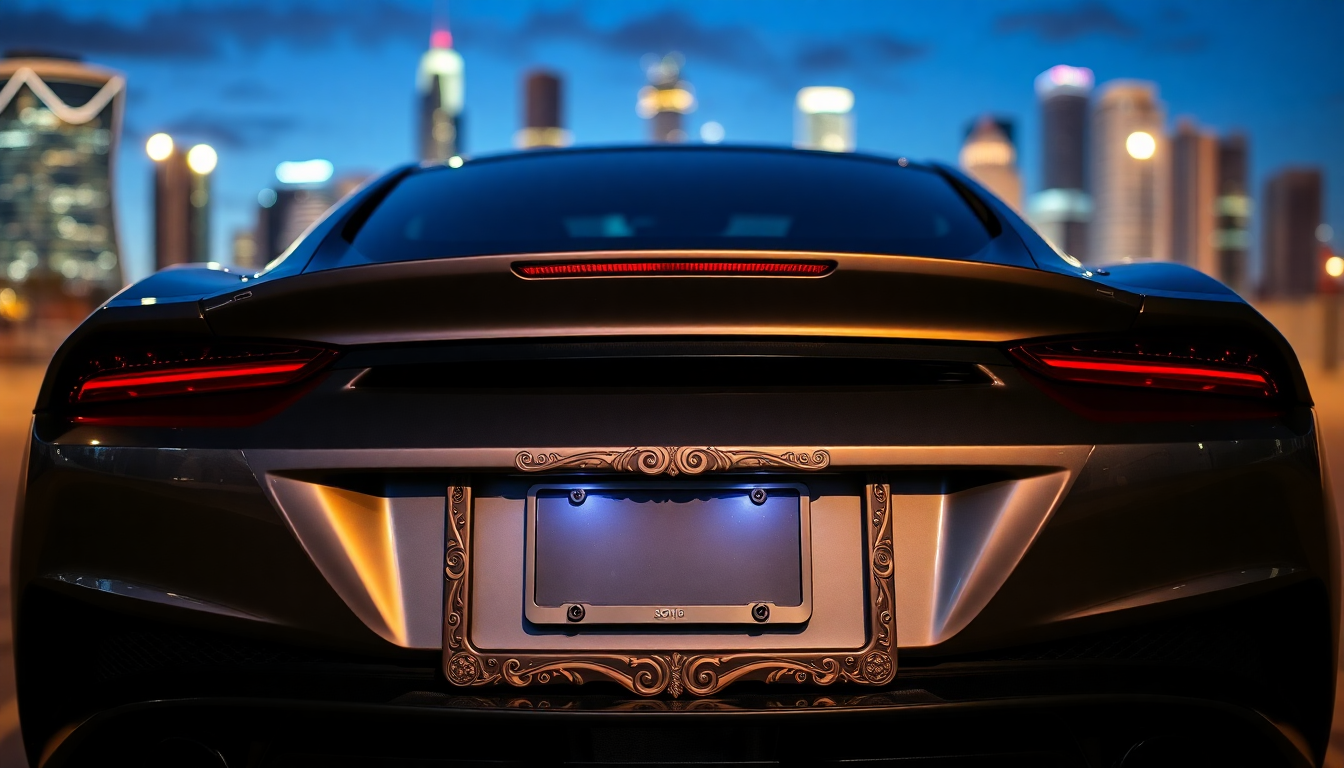 Elevate Your Ride: The Benefits of Customizable License Plate Frames for Car Enthusiasts