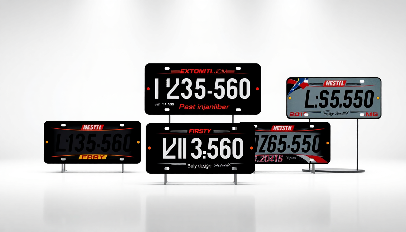 5 Custom Plate Ideas for Sports Car Owners